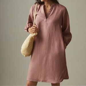 American Giant Linen Tunic Dress Sz